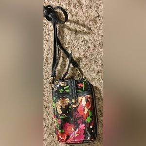 Sakroots Wristlet in Red Flower Power NWOT